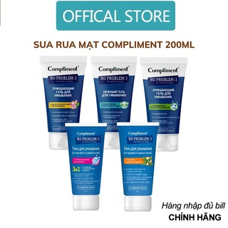 Gel rửa mặt Compliment No Problem _Làm sạch sâu da_Ngăn mụn quay trở lại
