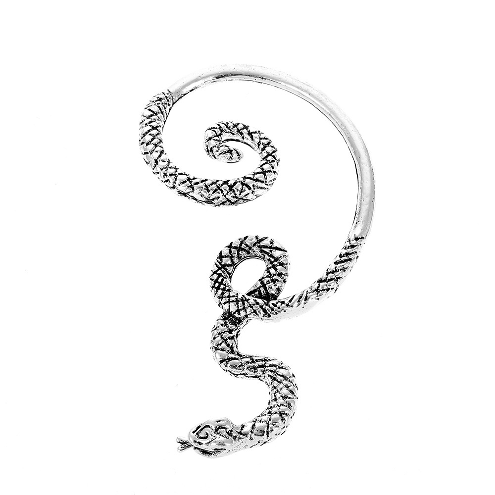 Bông Tai Dạng Kẹp Hình Rắn Sáng Tạo Cá Tính Cho Nữ