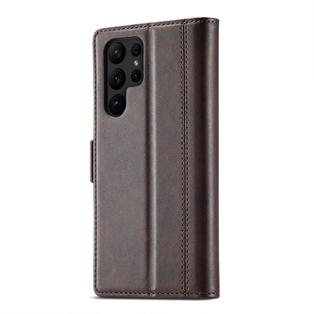 Bao Da Điện Thoại Nắp Lật Từ Tính Có Ngăn Đựng Thẻ Cho Samsung Galaxy S23 S22 Ultra Plus