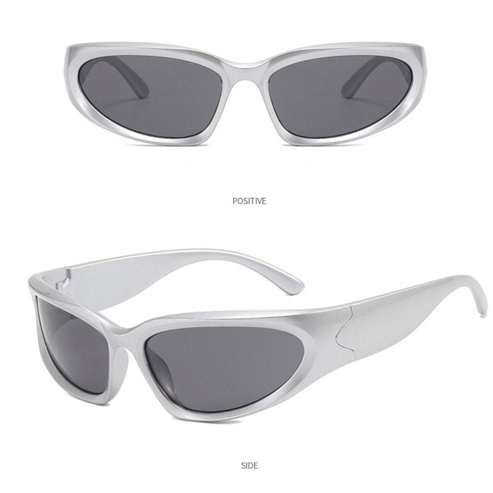 Kính Mát Gọng Oval Chống Tia UV Y2K Phong Cách Hàn Quốc Thời Trang Cho Nữ