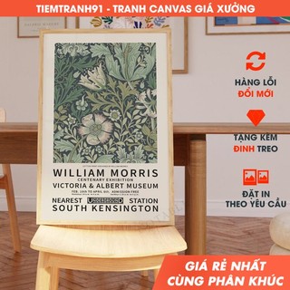 Tranh treo tường | William Morris - Áp phích triển lãm cho Bảo tàng Victoria và Albert, London, 1934