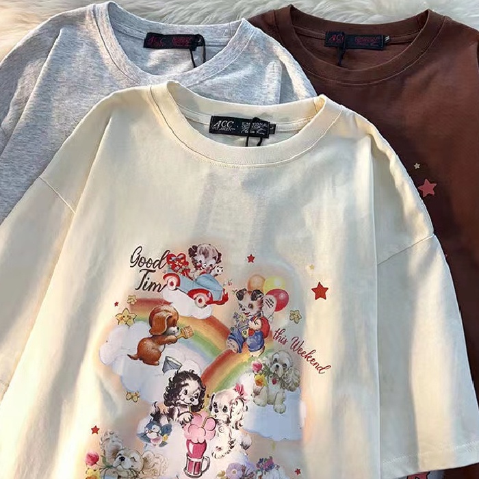 NRVP Áo Thun 100% Cotton Tay NgắN Plus Size Cho Nam Và Nữ