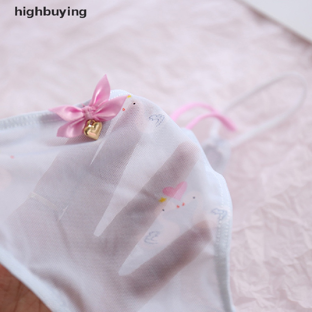 Quần Lót Chữ T Phối Lưới Hở Lưng Gợi Cảm Cho Nữ