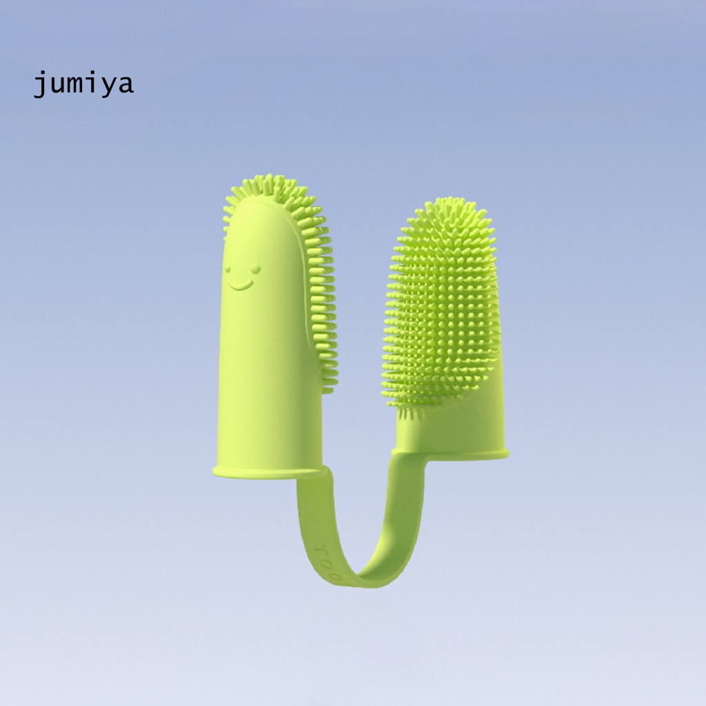 Bàn Chải Đánh Răng Lông Mềm Đeo Ngón Tay Cho Thú Cưng