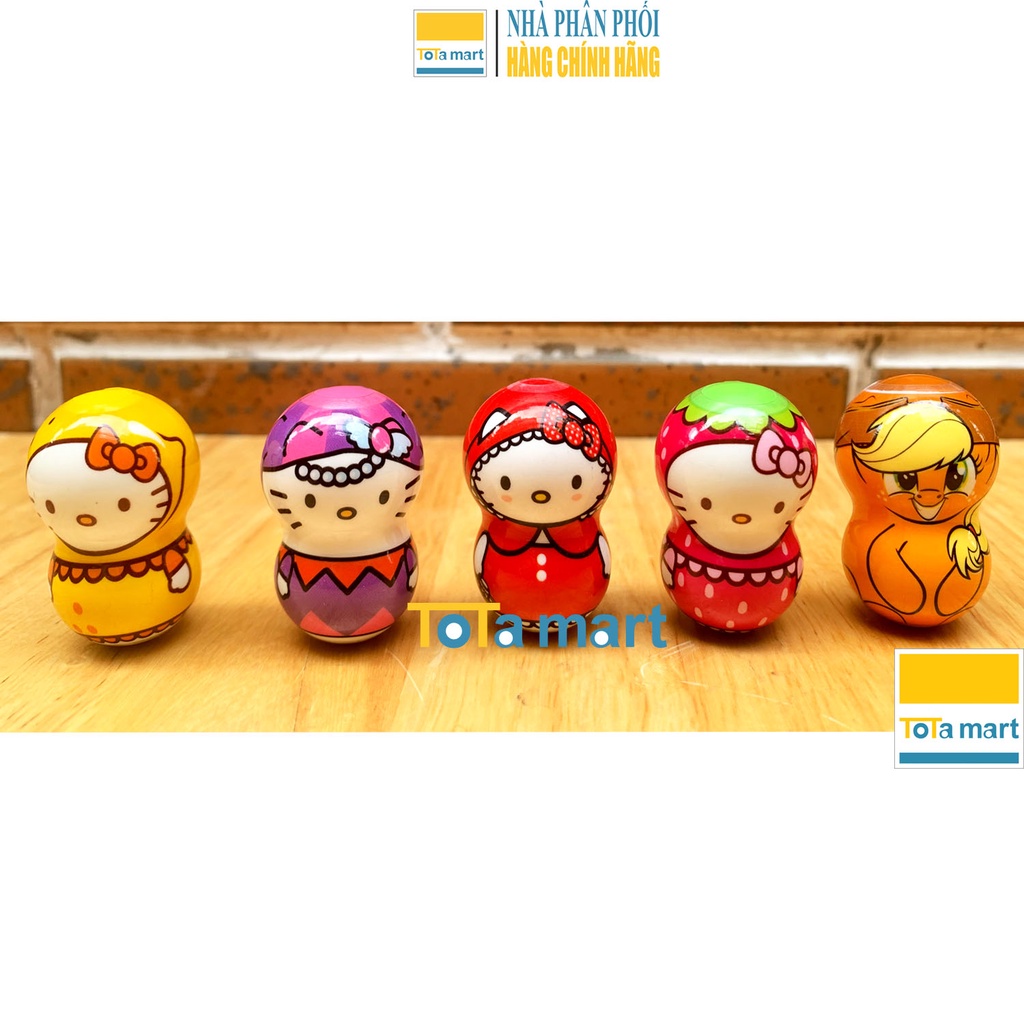 Kẹo đồ chơi trẻ em lật đật mèo Hello Kitty/ Pony/ siêu anh hùng Marvel Justice League RELKON FLIPPERZ 10g.