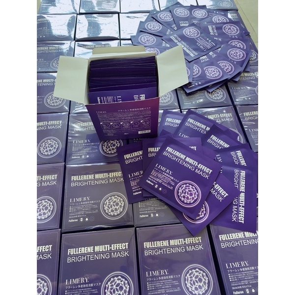 1 Miếng Mặt Nạ Sữa C60 L'eau Claire Limery Fullerene Multi Effect Brightening Mask Cấp Ẩm Làm Dịu Giúp Da Căng Bóng