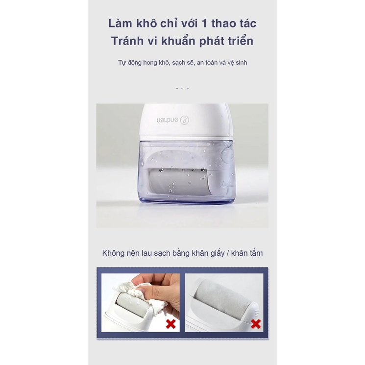 [CHÍNH HÃNG Mi] Máy tẩy vết chai chân, chà và làm mịn chăm sóc gót chân Enchen Rock