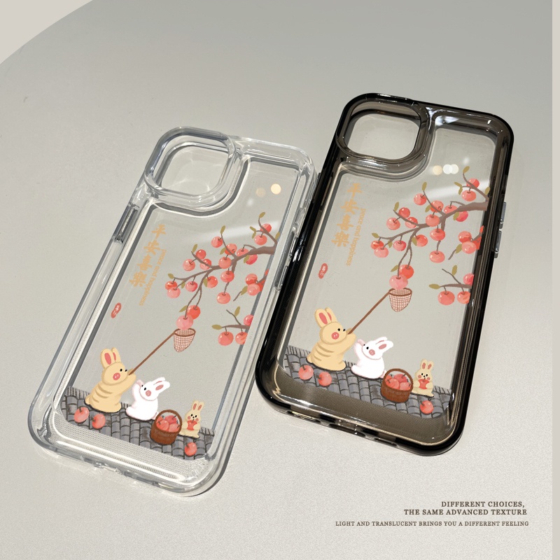 Ốp Điện Thoại DecoPhone Acrylic tpu acrylic Hình Thỏ Cho iphone 6 6s 7 8 plus x xs max se 11 12 13 14 15 pro max plus