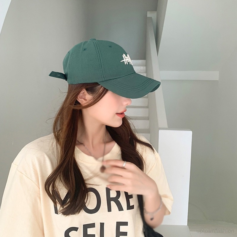 Mũ Lưỡi Trai Thêu Chữ Phong Cách Retro