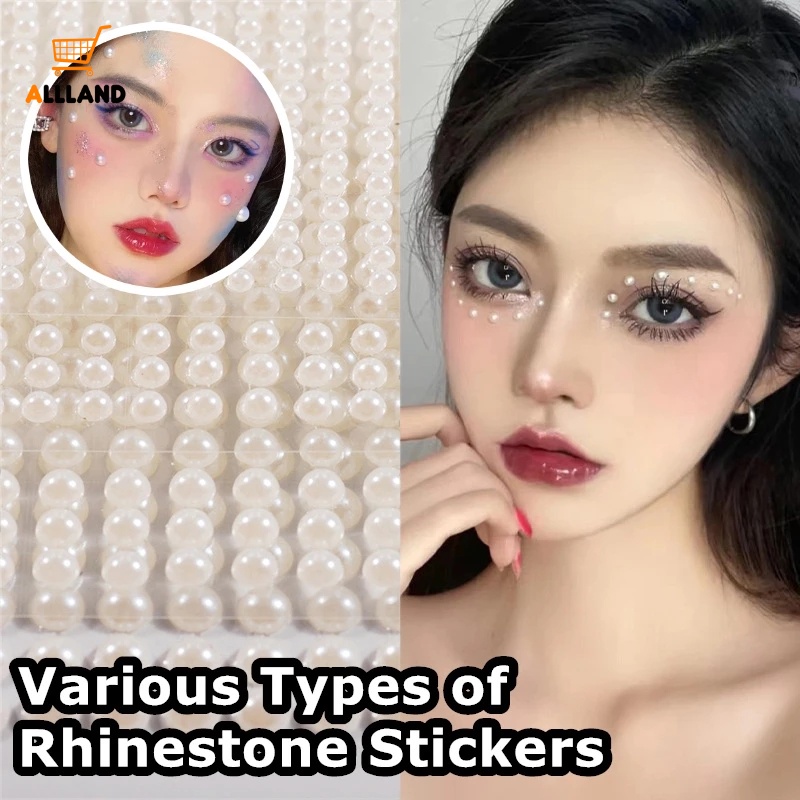 Miếng Dán Hình Xăm 3D Pha Lê Kim Cương Chống Nước Dùng Một Lần Trang Điểm Mặt / Mắt / Cơ Thể