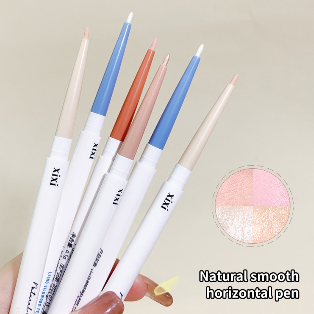 Có Hàng Xixi Bút Tằm Nằm Màu Ngọc Trai Bút Có Độ Bóng Cao Bút Kẻ Mắt Sáng Màu Hồng Nude Màu Bạc Sáng Thanh Toán Khi Nhận Hàng