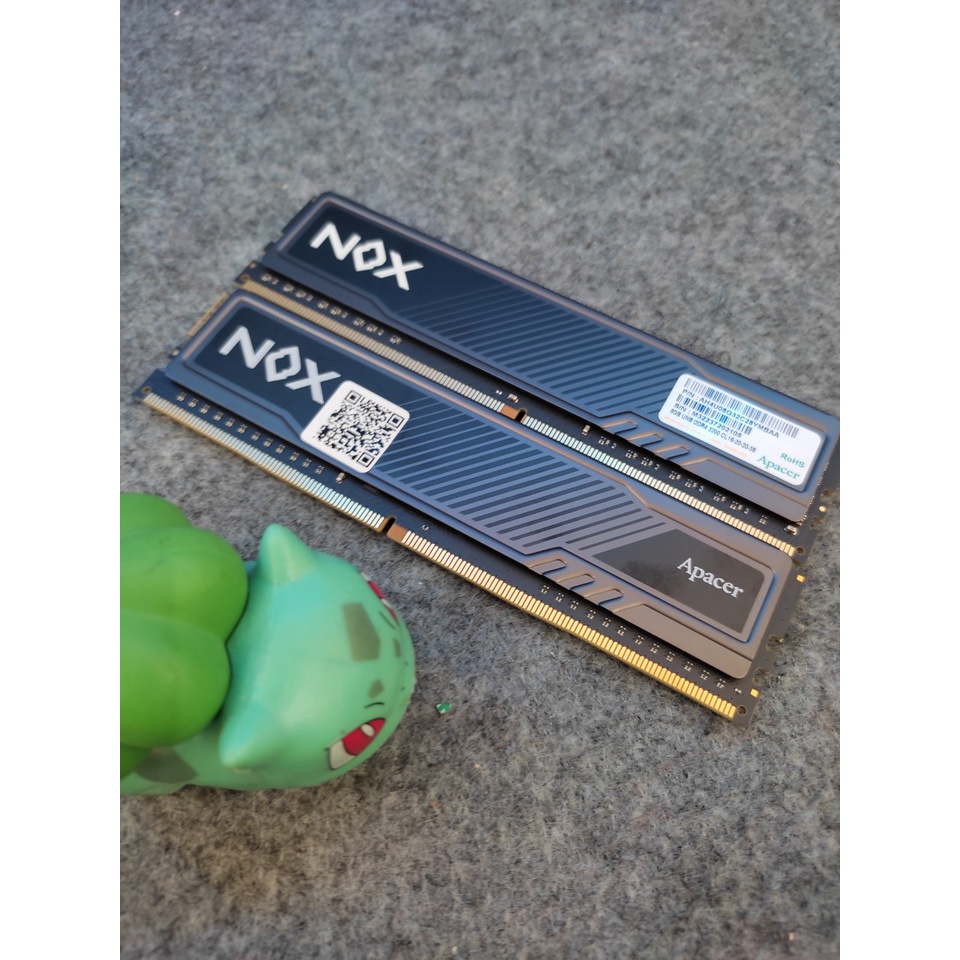 Ram PC Apacer NOX 8GB DDR4 3200MHz – vỏ hợp kim nhôm new box - bảo hành 3 năm rẻ vô địch