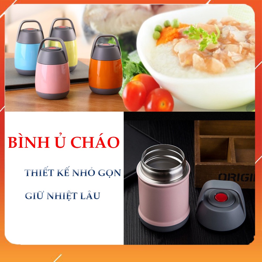 Bình Ủ Cháo Công Nghệ Nhật Bản, Giữ Nhiệt 6 - 8 tiếng, An Toàn, Thiết Kế Cực Đẹp, Bảo Hành 1 Đổi 1 Toàn Quốc!