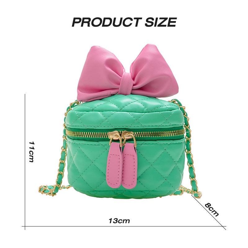 Bololo Túi Đeo Chéo Đựng Tiền Xu Phong Cách Công Chúa Thời Trang Phương Tây Cho Bé Gái