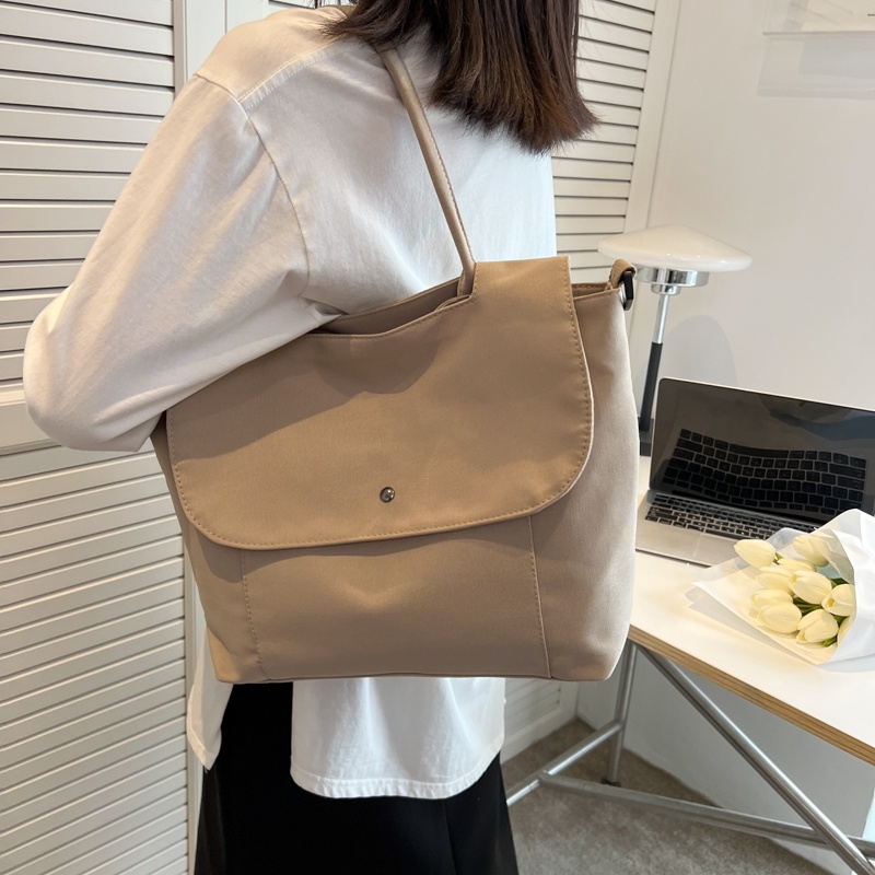 Túi Đeo Vai Bằng Vải canvas Cỡ Lớn Thiết Kế Đơn Giản Thời Trang Cho Nữ