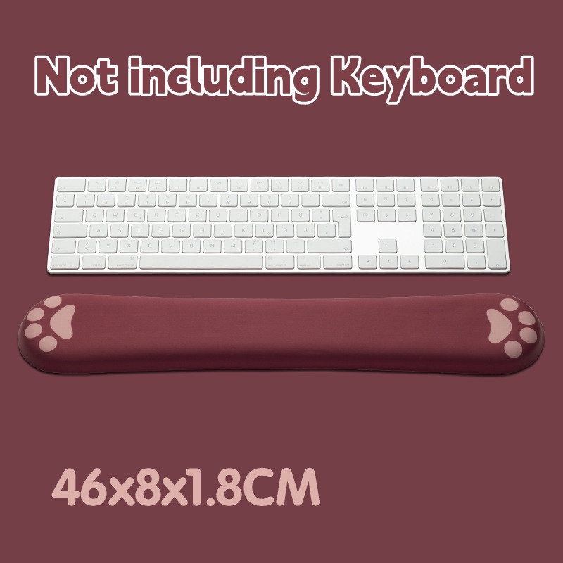 Đệm Kê Cổ Tay Sử Dụng Chuột Và Bàn Phím Hình Chân Mèo Dễ Thương