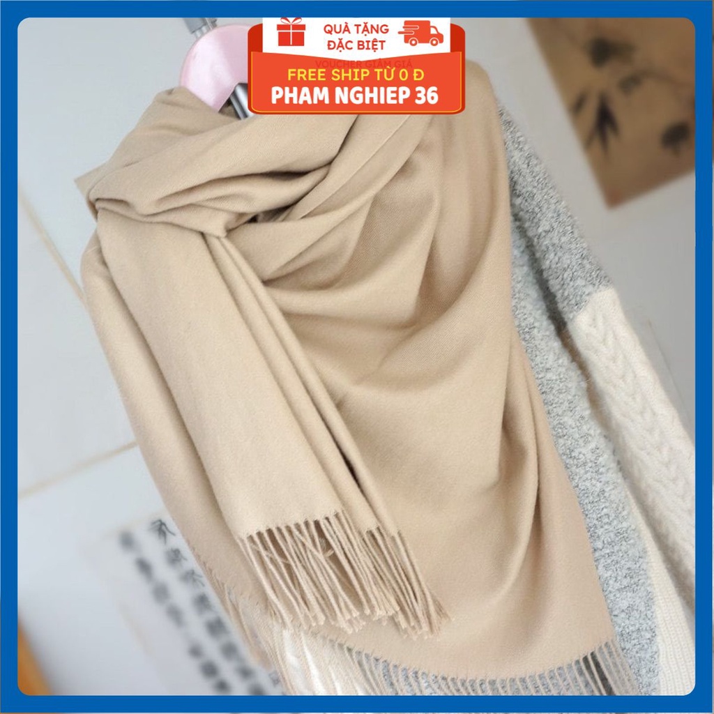 Khăn Choàng Cổ, Khăn Dạ Cashmere 🌳PHAMNGHIEP36🌳 Khăn Dạ Len Quàng Cổ Nam Nữ Cao Cấp Nhiều Màu Khăn Cashmere