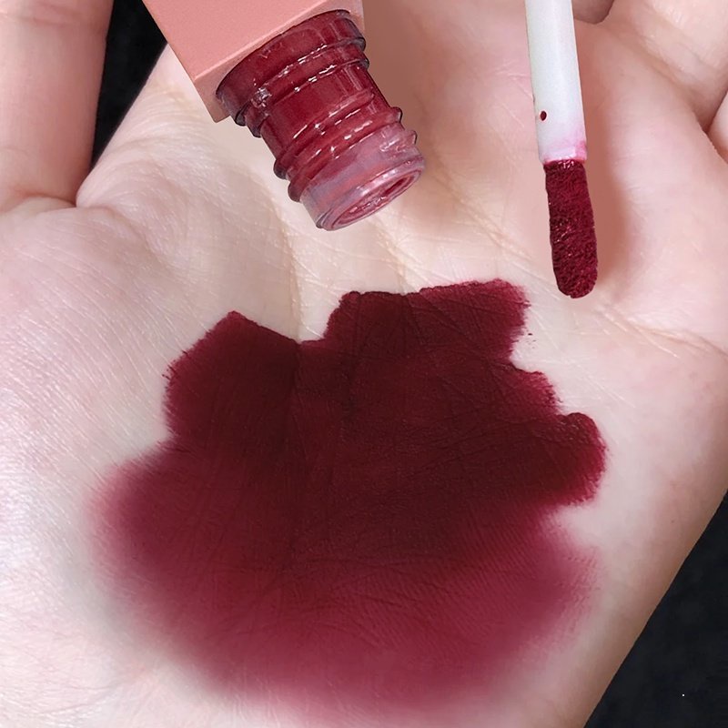 Son Môi Màu Hồng Mịn Như Nhung Lâu Trôi Không Dễ Phai Chống Thấm Nước Không Dính Ly Tự Nhiên