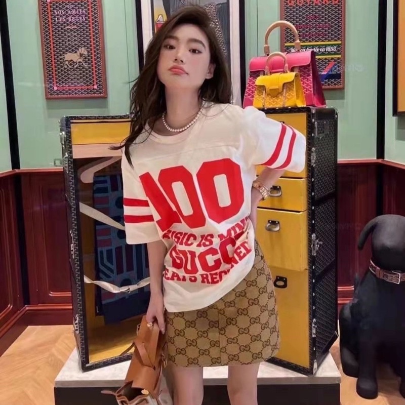 Áo Thun Cotton GUCI Nam Nữ Hàng Cao Cấp