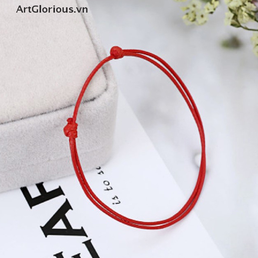 Dây Thừng Đeo Chân Màu Trắng Đen Đỏ Cổ Điển Có Thể Điều Chỉnh Dành Cho Nam Nữ