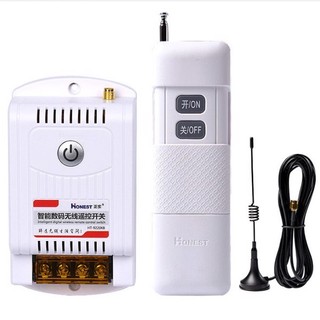 Công tắc điều khiển từ xa 5km honest ht9220kg-5, 30a, nguồn 220v, khoảng cách xa, chịu tải lớn