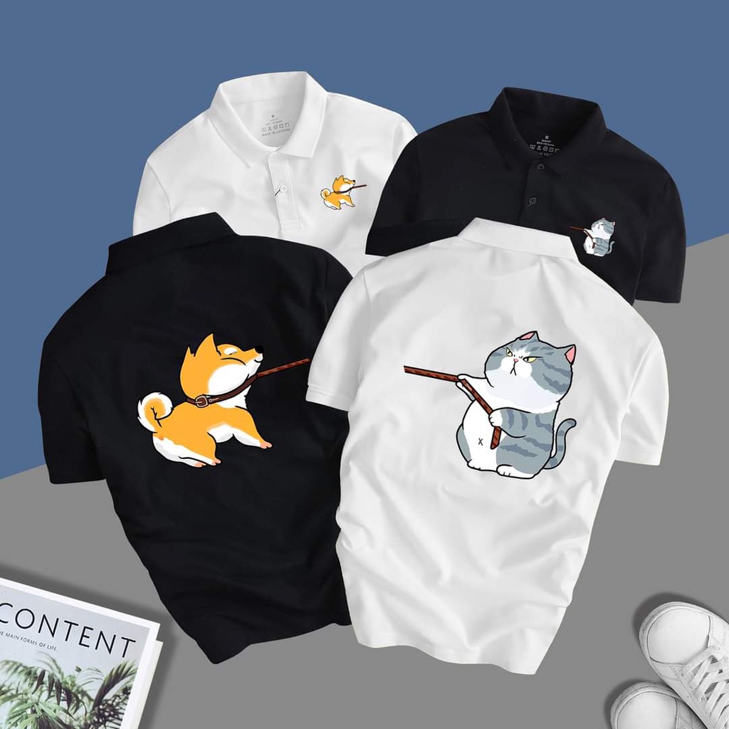 Áo Polo Nam Nữ Chất Liệu Cá Sấu  In Hình Cá Nhân,Đồng Phục,Thiết Kế Theo Yêu Cầu có hộp làm quà tặng