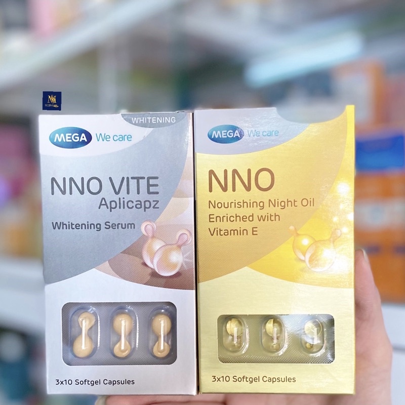 Tinh Chất Serum Viên E NNO Chứa Vitamin Dưỡng Ẩm Và Làm Sáng Da NNO Vite 30 Viên - viên e nno