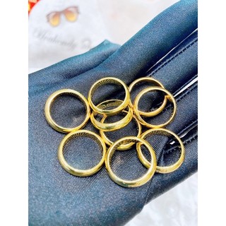 Nhẫn trơn 24k mạ vàng đủ size