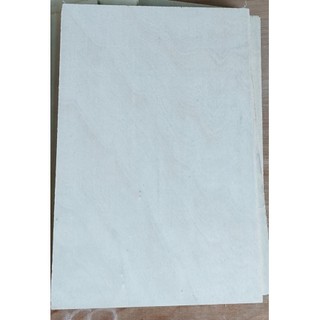 Ván ép 5mm QC 200*300mm 2 mặt Bạch dương trắng đẹp dùng làm hộp đựng đồ, kệ, khung hình...