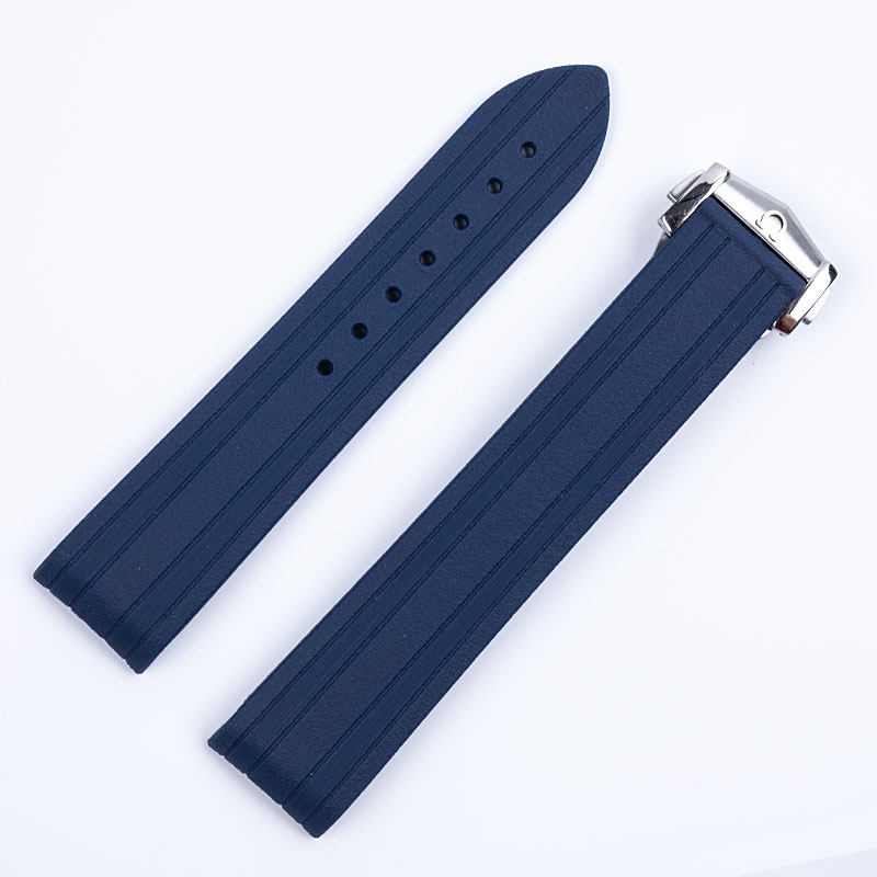 SEIKO 2-7✈Dây Đeo Đồng Hồ Bằng Cao Su silicone Mềm Cho Omega Seamaster 300 Ocean Universe AT150 20Mm