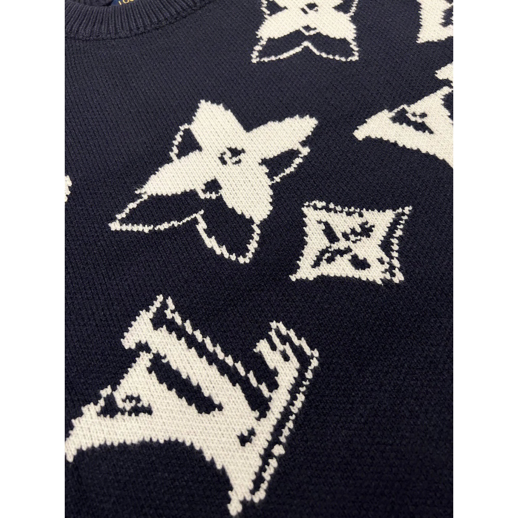 Hàng order xuất dư ***Áo len jacquard LV Vuitton 2022