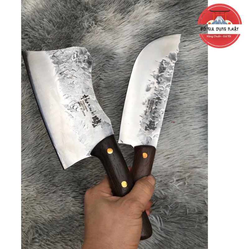 Cặp Dao Chặt (500g) Thái Vân Nhật Bản Hiệu Akatsuki – Dao Cứng Chắc, Siêu Bền