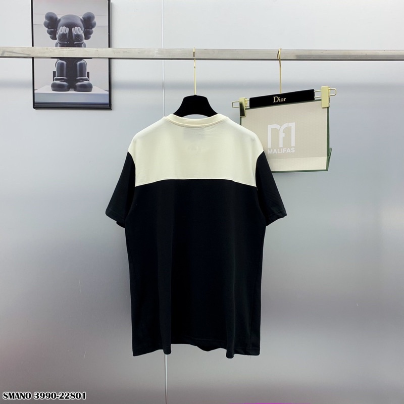 Áo Phông Nam Gucci Theda Bara Đen Trắng Áo Thun Nam Nữ Chữ To Form Rộng Unisex Cotton Co Giãn