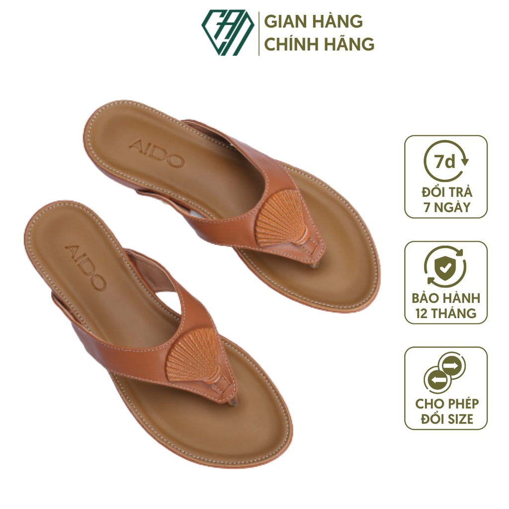Dép Kẹp Nữ ALDO B1028 Thời Trang Sang Chảnh Họa Tiết Vỏ Sò Đảm Bảo Êm Chân