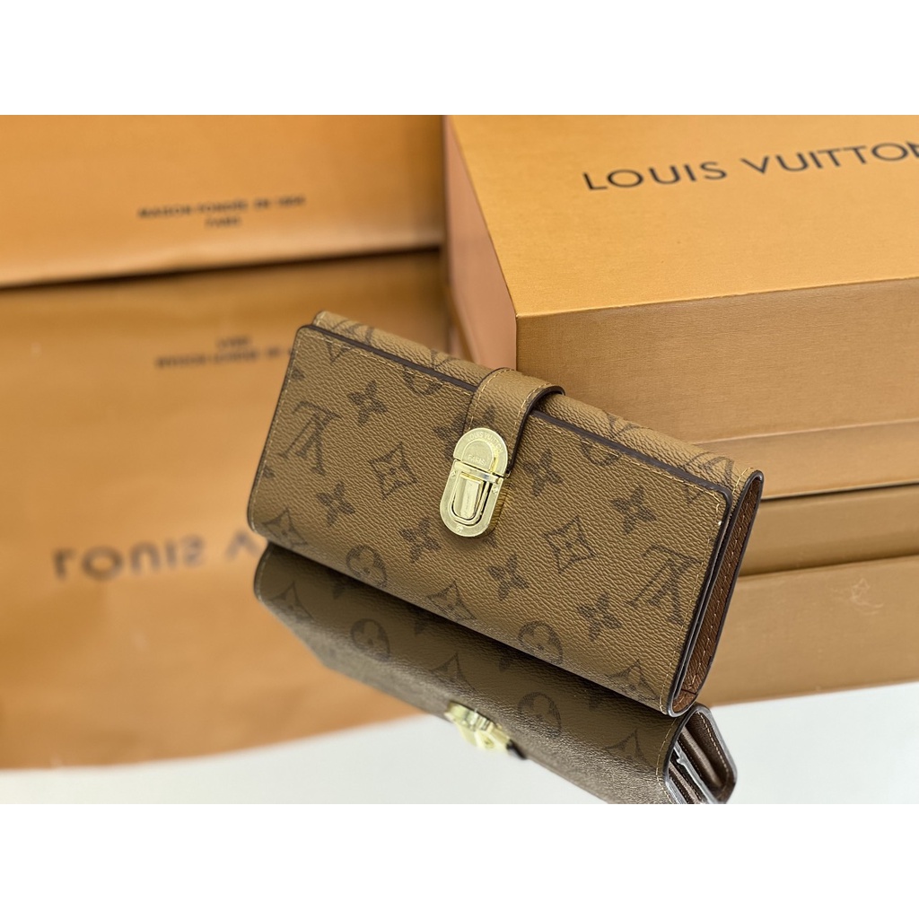 Ví cài khóa W266-19 FULLBOX HÃNG, THẺ CARD ĐẦY ĐỦ