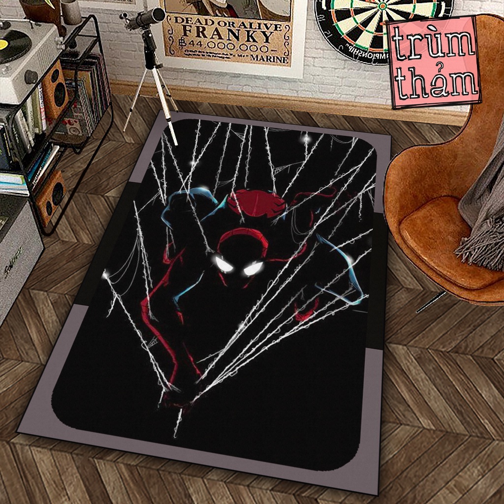 Thảm Trang Trí Jmcase Người Nhện Siêu Anh Hùng Spider Man Marvel X Decor Phòng Ngủ Phòng Khách Văn Phòng