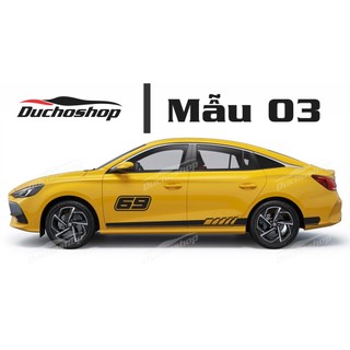tem dán sườn xe MG thể thao 001