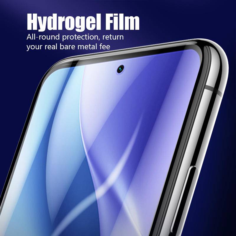 Set 5 Miếng Dán Hydrogel Bảo Vệ Màn Hình Cho Redmi K60 Pro Note A1 8 9 9S 9A 9C 10 10C 10S 11 12 Pro Plus NFC 5G