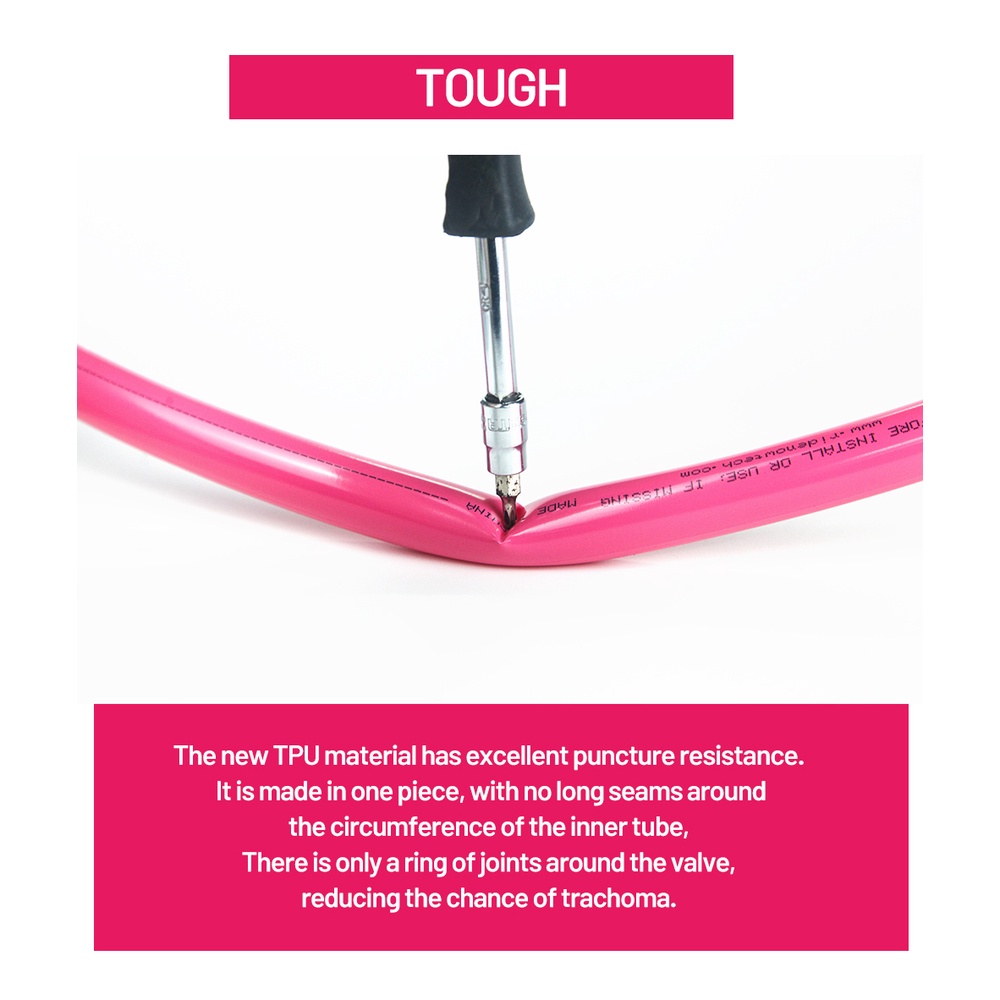 Lốp Xe Đạp Bằng TPU Siêu Nhẹ Dài 700 X 18 / 32 45 / 65 / 85mm Chất Lượng Cao