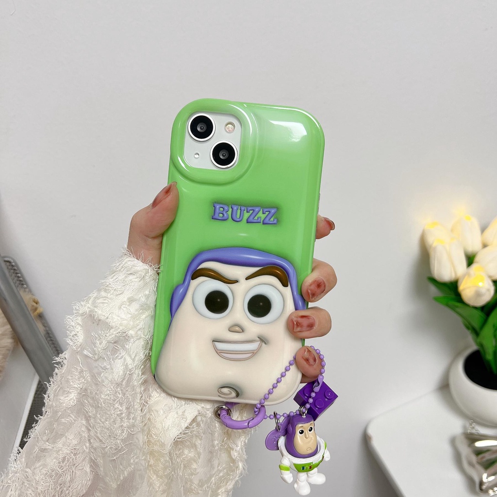 DISNEY Ốp Điện Thoại Silicon TPU Mềm Chống Rơi In Hoạt Hình Toy Story Cho iPhone 14 13 12 11Pro Max 14Plus