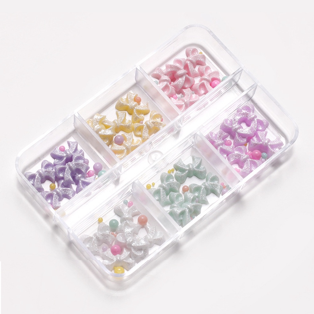 1 Hộp Kim Tuyến Thắt Nơ Làm Móng Nghệ Thuật Không Rơi Không Phai Màu DIY