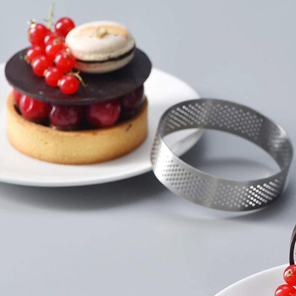 Khuôn Nướng Bánh Hình Tròn / Oval / Vuông Bằng Thép Không Gỉ Q3V2 6 / 8 / 10cm