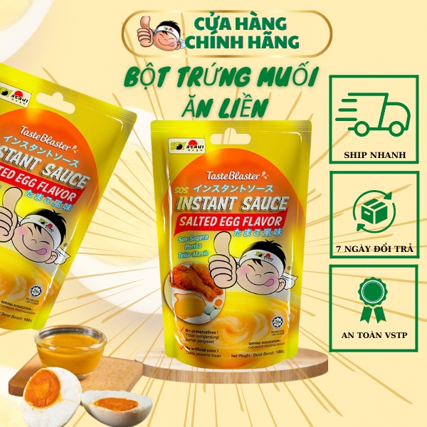 Bột sốt trứng muối ăn liền cao cấp - Soy Asahi - Free ship - Chuẩn vị nhà hàng - Tự nhiên - Không chất bảo quản
