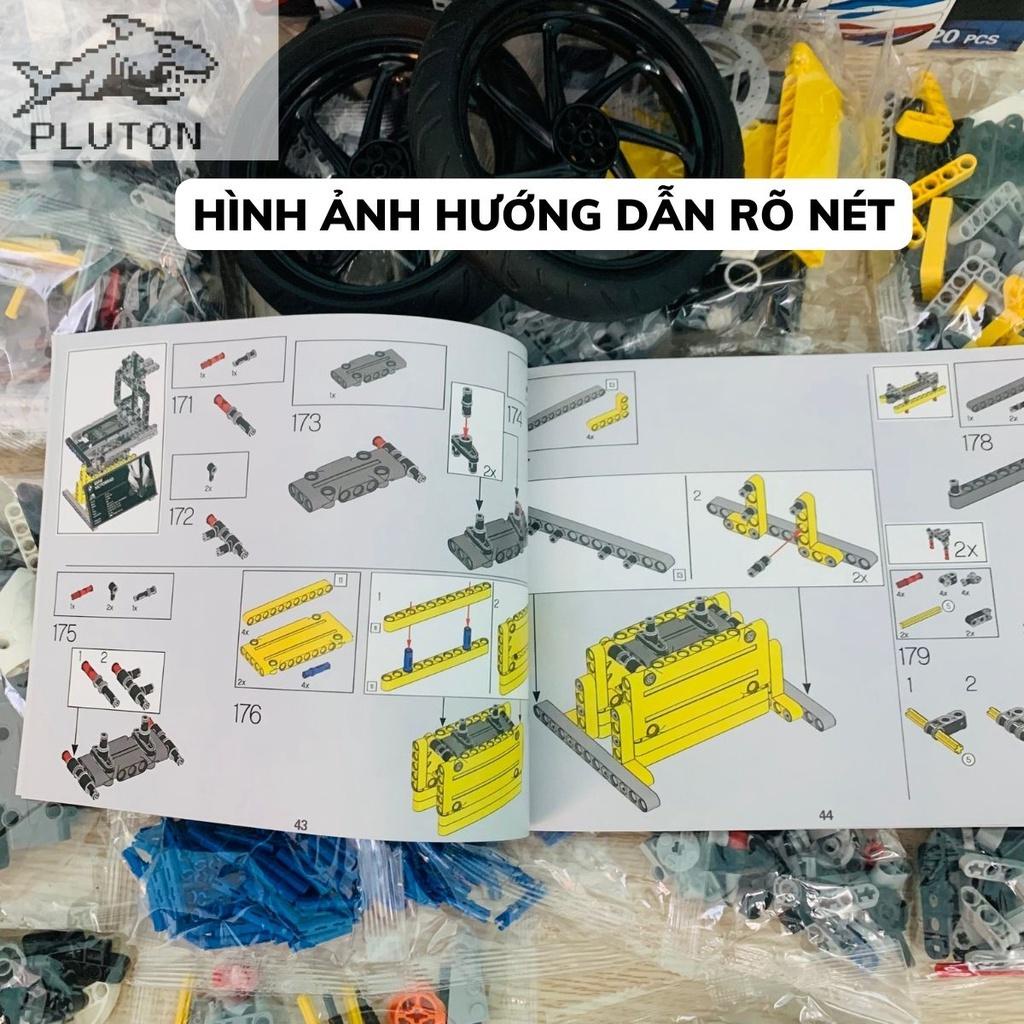 Mô hình lắp ráp xe máy thể thao M1000rr  tỉ lệ 1:5 1920 PCS cung cấp bảo hành bởi Pluton