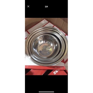 SET 5 MÓN RỔ VÀ CHẬU INOX