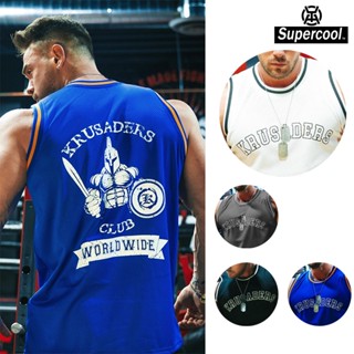 #SupercooL# Áo Thun Ba Lỗ Thể Thao Nam Áo Phông Tay Sát Nách Big Size Chuẩn Form Nhanh Khô Cao Cấp Vải Thoáng Thun Lạnh PE Co Thấm Hút Mồ Hôi Tốt Phong Cách âu Mỹ Streetwear In Basic Tee Chạy Bộ Chuyên Thể Dục Bóng Rổ Gym Xe đạp đi Biển Thời Trang