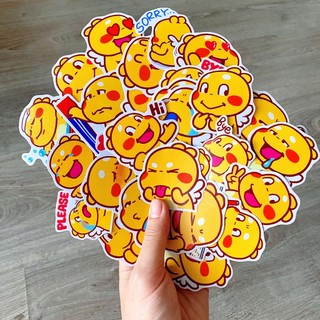 Sticker Ong Vàng chống nước dán nón bảo hiểm, dán xe, dán laptop, dán đàn guitar