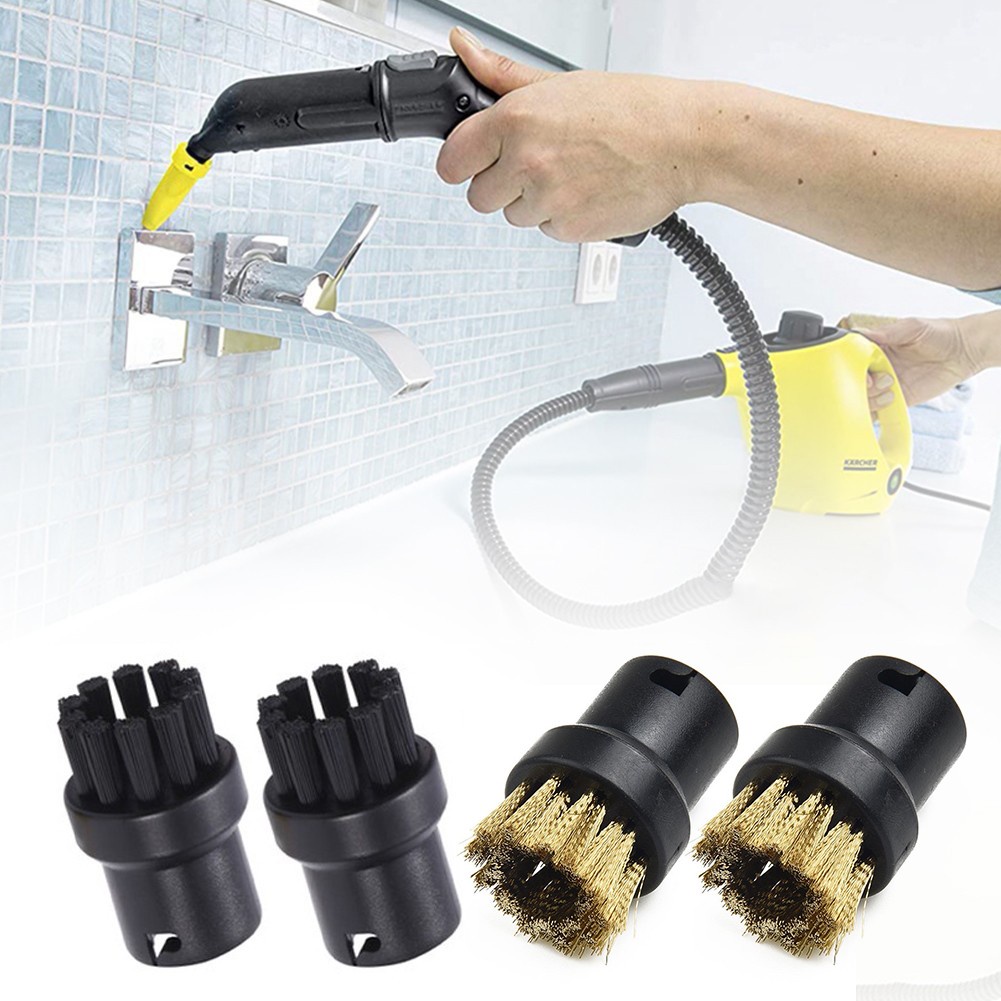 4 Đầu Cọ Tròn Vệ Sinh Cho Máy Hút Bụi KARCHER SC1 SC2 SC3,SC4,SC5