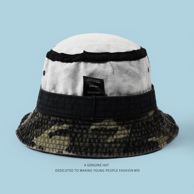 Nón Tai Bèo Chống Nắng Họa Tiết Rằn Ri Kiểu Hip-hop Nhật Hàn Cá Tính Cho Nam Và Nữ