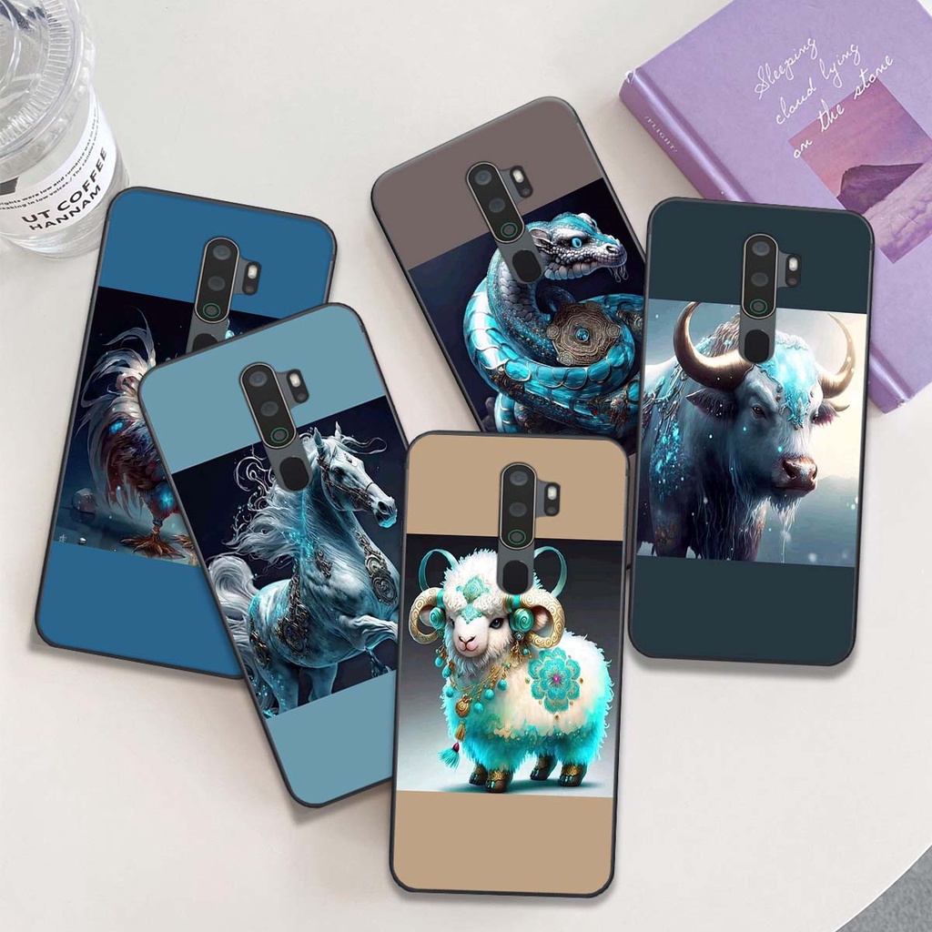 Ốp Oppo A5 2020 / A9 2020 bộ hình 12 con giáp sang trọng
